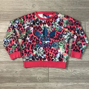 🧸 Adidas • Succulent and Animal Print Crew Neck